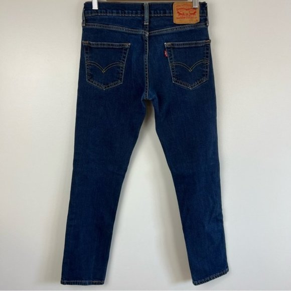 MEN'S 511 Levi's Jeans - Size 30x30 - Dark Blue - Zipper Fly - Stretch - Picture 3 of 12